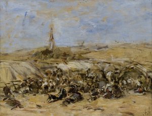 Pardon de Ste-Anne-La-Palud - Eugene Louis Boudin